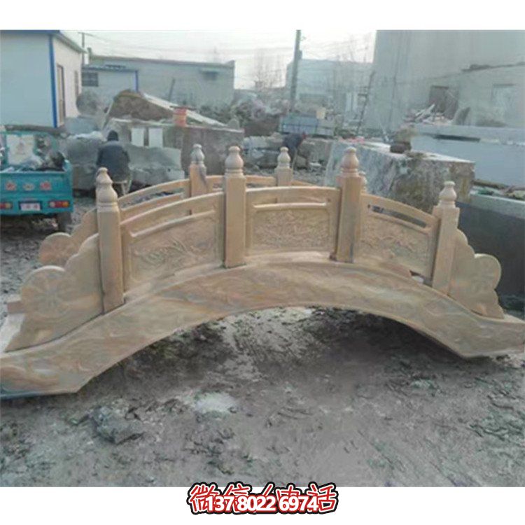 精美花崗巖雕刻石拱橋，為您的庭院裝飾添彩