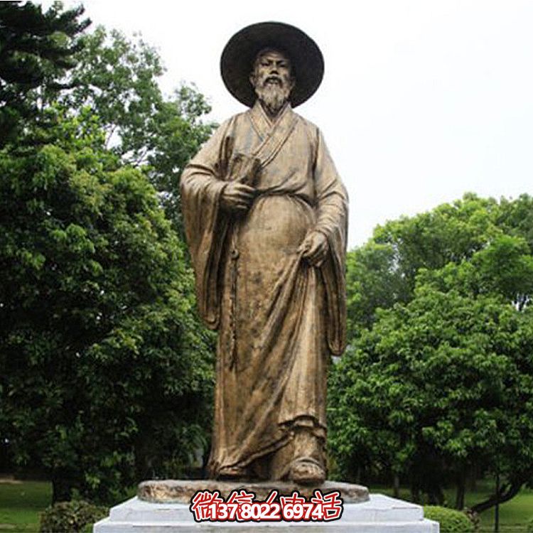 蘇軾銅雕像，贈送中國歷史文化之精髓