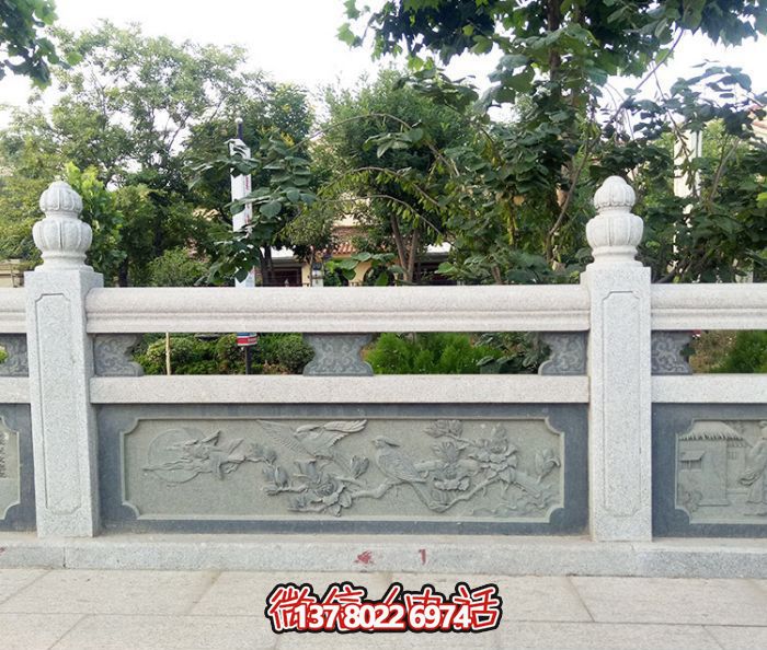 精美石欄系列，搭配園林花園，提升圍欄美感