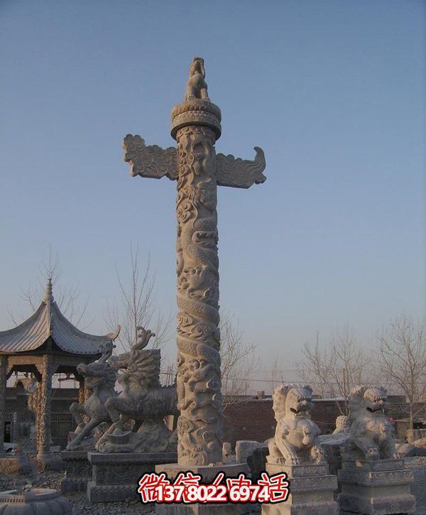 精美漢白玉雕塑，華美石龍表現(xiàn)中華文化之美