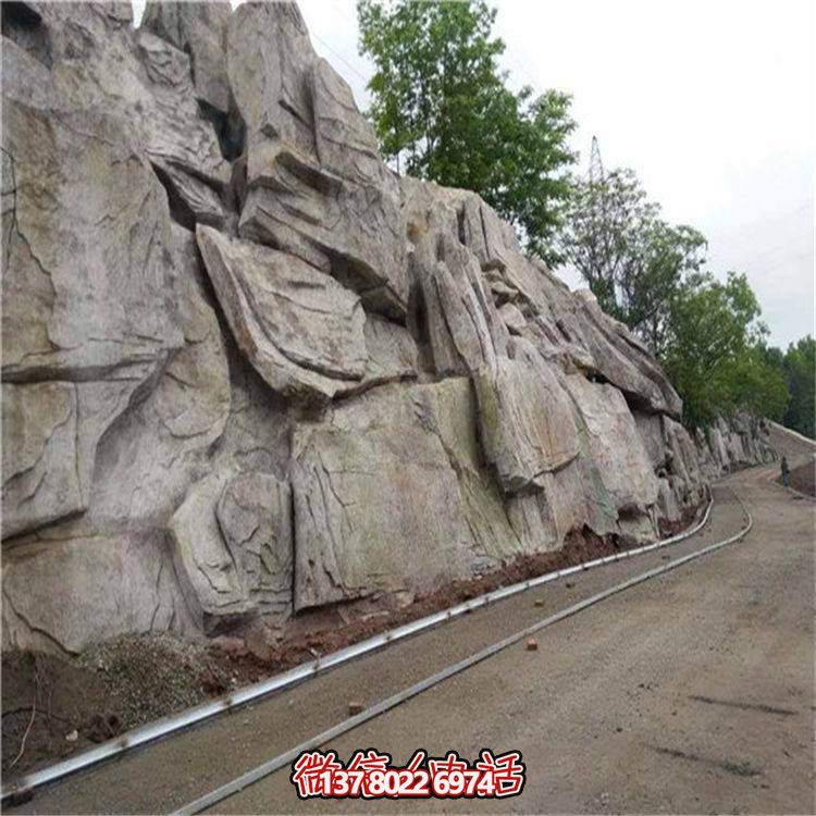 美輪美奐的景觀石，改善戶外街道路邊大型景觀