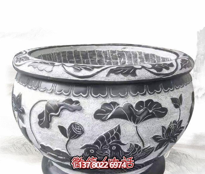 傾情精雕，高端戶外景觀缸雕塑