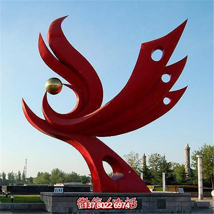 不銹鋼抽象景觀擺件，提升戶外廣場裝飾氣質