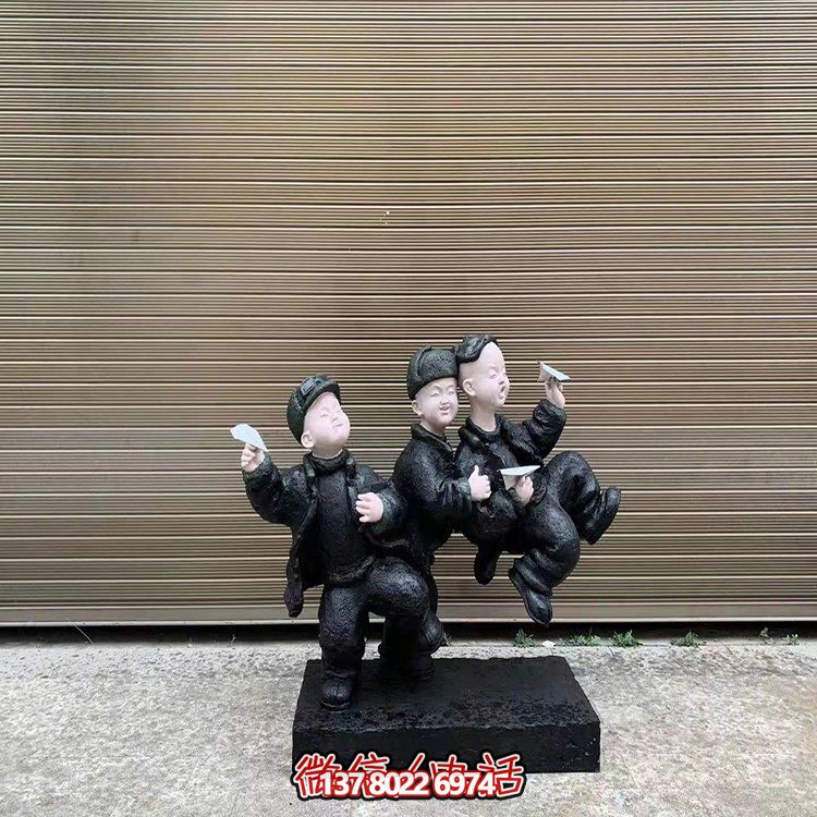 多彩玻璃鋼景觀擺件，添加卡通戶外兒童樂(lè)趣