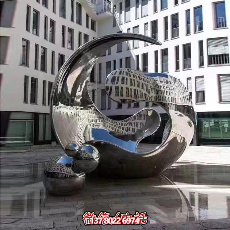 高品質不銹鋼大型雕塑，精美戶外園林景觀