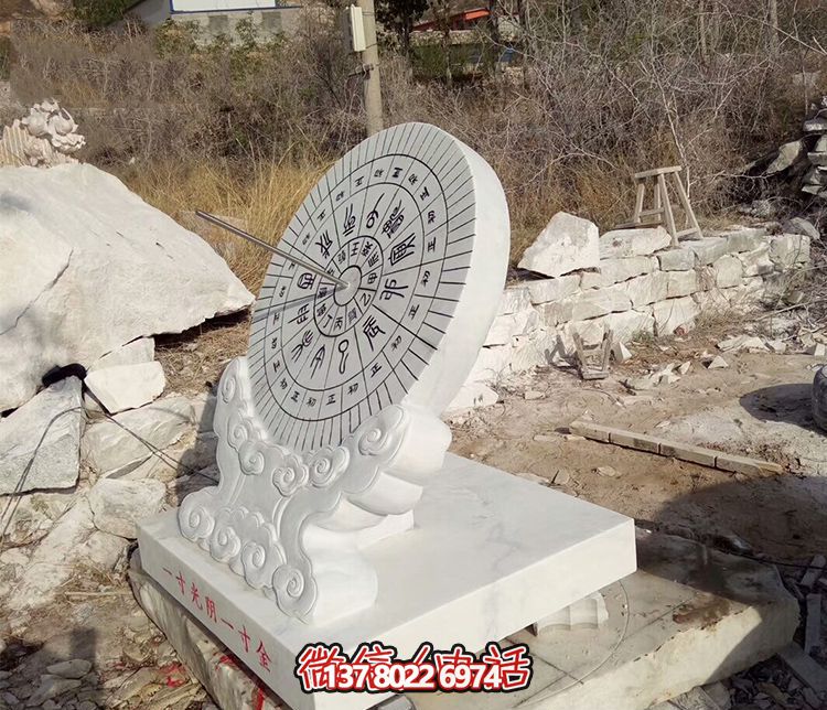 精致日晷雕塑，為你的戶外景區帶來創意石雕裝飾