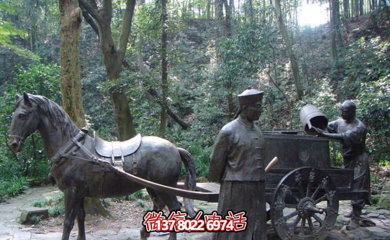 仿古青銅馬車雕塑,為景區(qū)商業(yè)街增添古典風情 仿古青銅馬車雕塑,為景區(qū)商業(yè)街增添古典風情