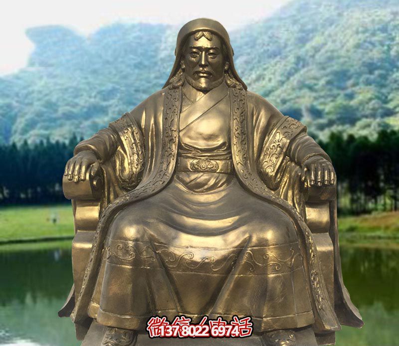 經(jīng)典銅雕成吉思汗 經(jīng)典銅雕成吉思汗