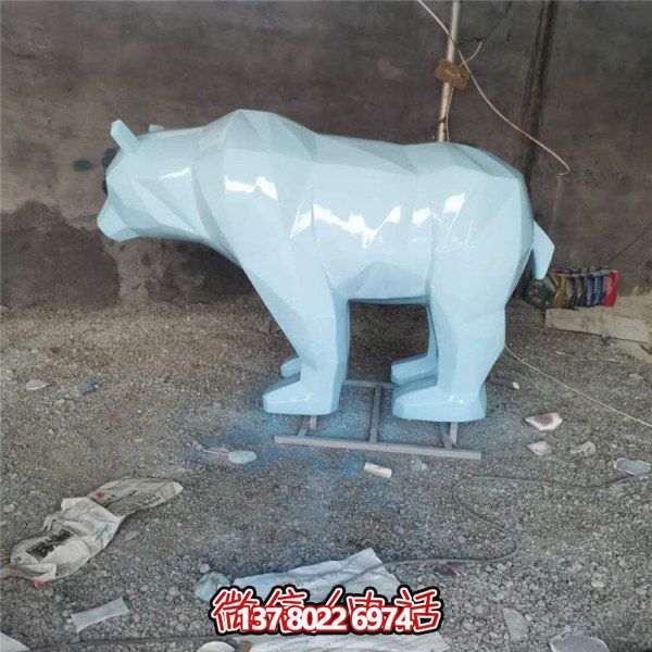 玻璃鋼幾何雕塑，裝飾動物園園林和戶外空間