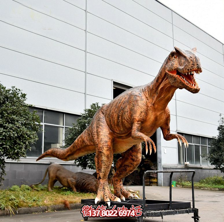 戶(hù)外園林大型仿真玻璃鋼恐龍雕塑 戶(hù)外園林大型仿真玻璃鋼恐龍雕塑