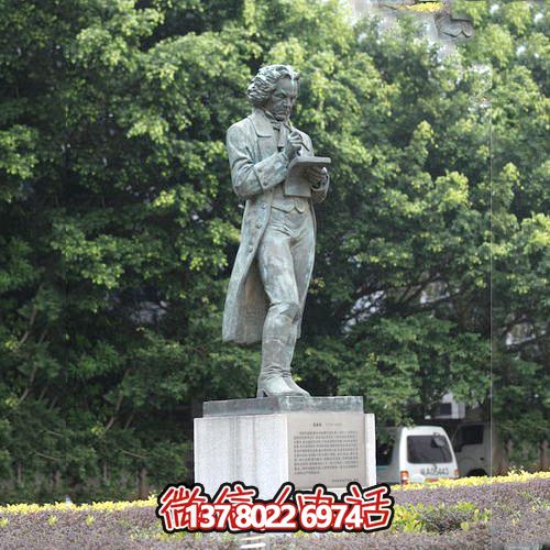 校園名人音樂(lè)家世界名人貝多芬雕塑