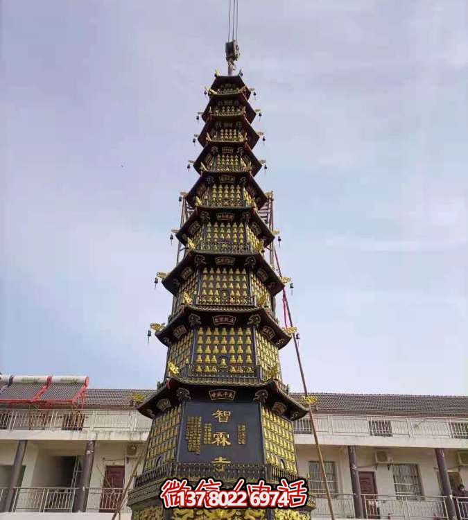 鑄銅戶(hù)外大型景觀佛塔