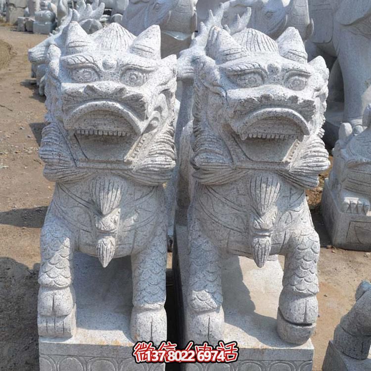 大理石石雕戶外庭院門口鎮(zhèn)宅招財(cái)獅子雕塑 大理石石雕戶外庭院門口鎮(zhèn)宅招財(cái)獅子雕塑