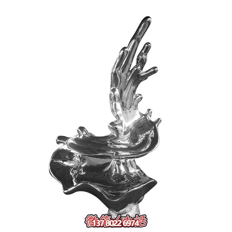 不銹鋼鏡面抽象園林景觀擺件 不銹鋼鏡面抽象園林景觀擺件