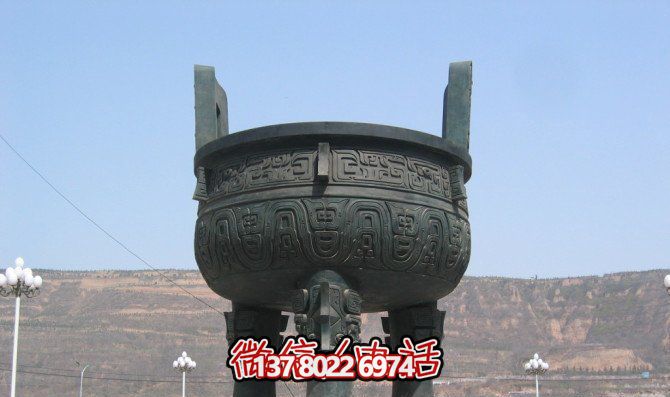 廣場創意青銅鼎雕塑 廣場創意青銅鼎雕塑