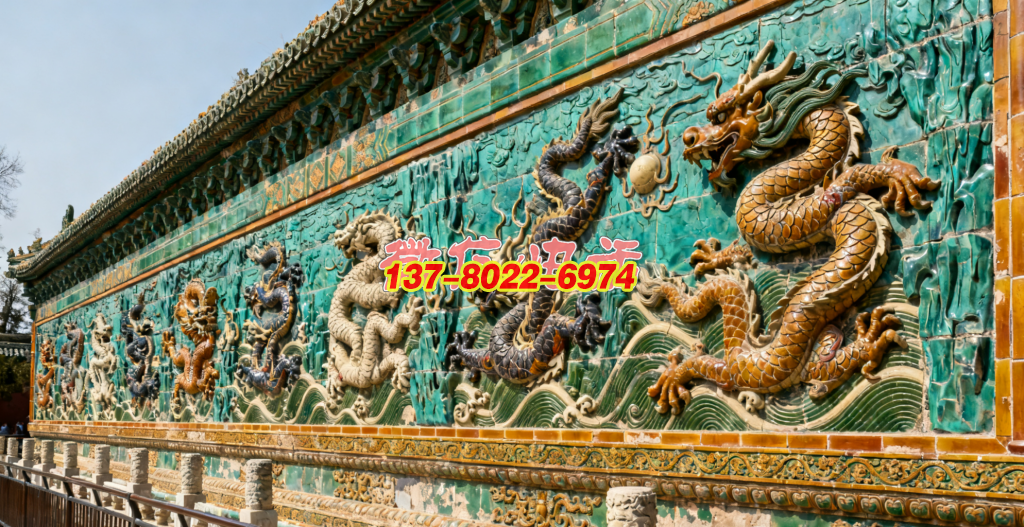 故宮九龍壁：琉璃溢彩的皇家傳統景觀雕塑，華夏龍文化的璀璨瑰寶